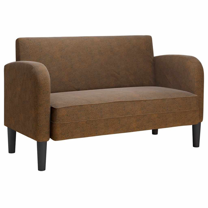 Canapea lovesea maro 110 cm piele artificială - WALTI WALTI