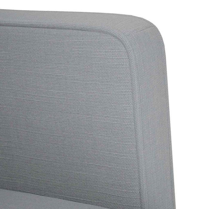 Canapea scaun cu cotiere, gri deschis, 53 cm, textil - WALTI WALTI