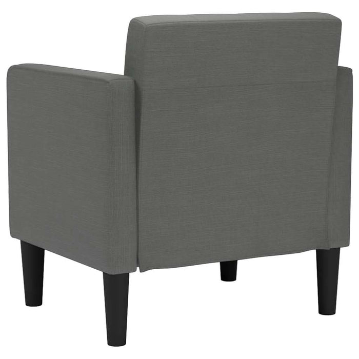Canapea Scaun cu cotiere Gri închis 53 cm Material - WALTI WALTI