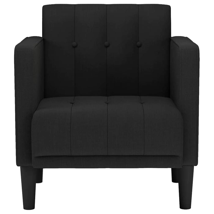 Canapea Scaun cu cotiere, negru, 53 cm, textil - WALTI WALTI