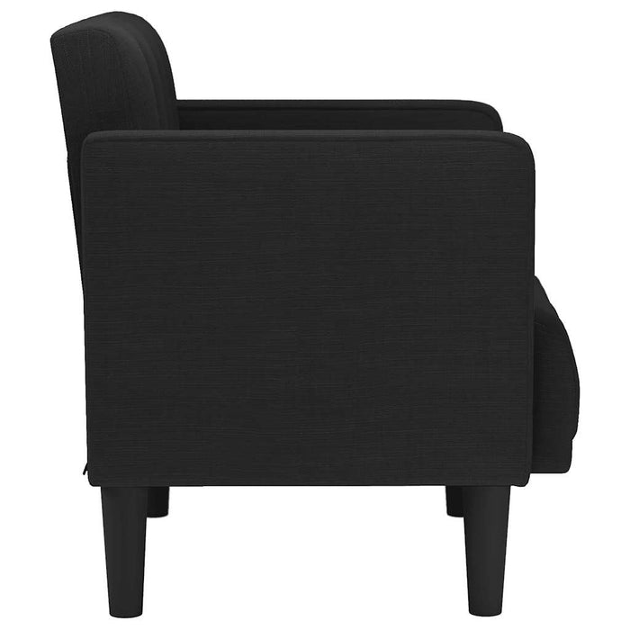 Canapea Scaun cu cotiere, negru, 53 cm, textil - WALTI WALTI