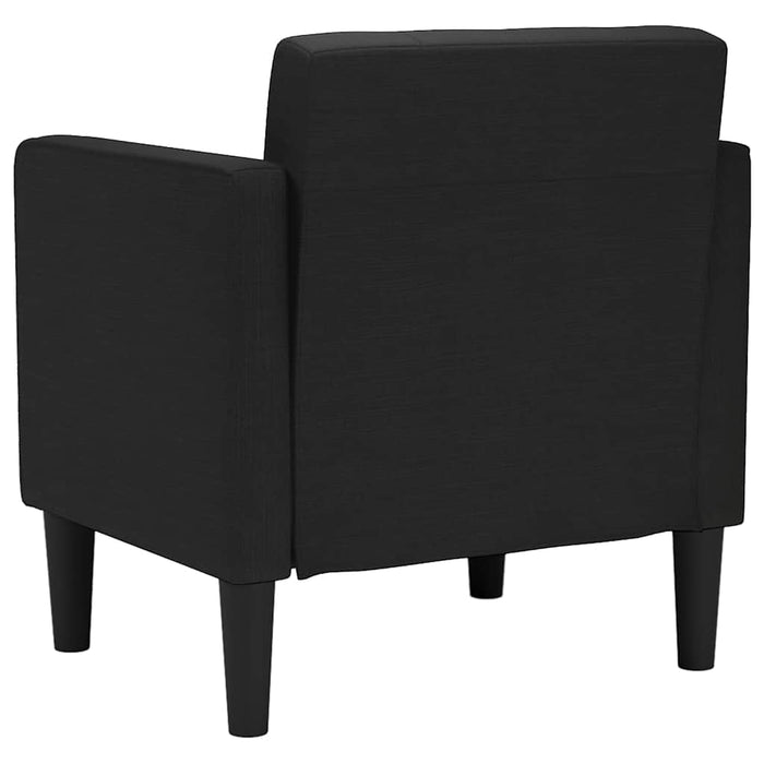 Canapea Scaun cu cotiere, negru, 53 cm, textil - WALTI WALTI