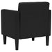 Canapea Scaun cu cotiere, negru, 53 cm, textil - WALTI WALTI