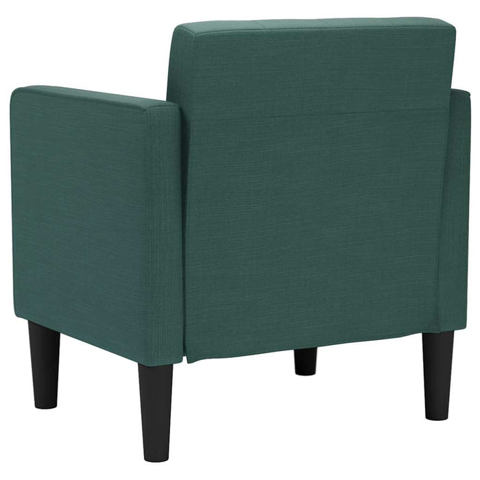 Canapea scaun cu cotiere, verde închis, 53 cm, textil - WALTI WALTI
