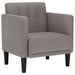 Canapea Scaun cu cotiere, gri taupe, 53 cm, textil - WALTI WALTI