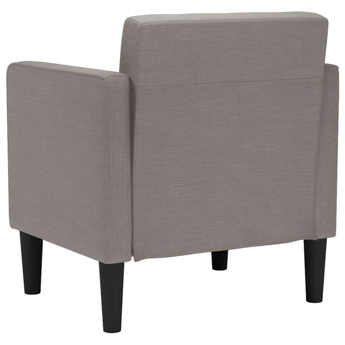 Canapea Scaun cu cotiere, gri taupe, 53 cm, textil - WALTI WALTI
