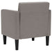 Canapea Scaun cu cotiere, gri taupe, 53 cm, textil - WALTI WALTI