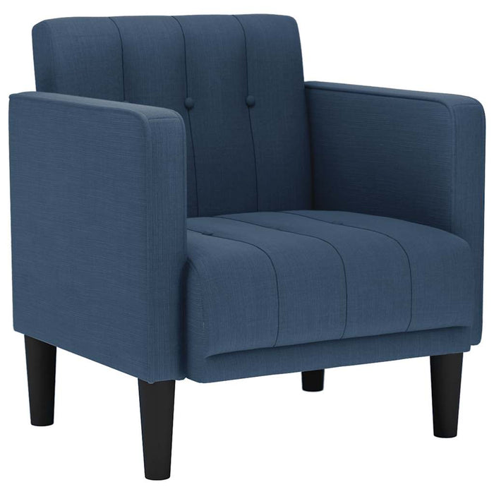 Canapea Scaun cu cotiere, albastru, 53 cm, textil - WALTI WALTI