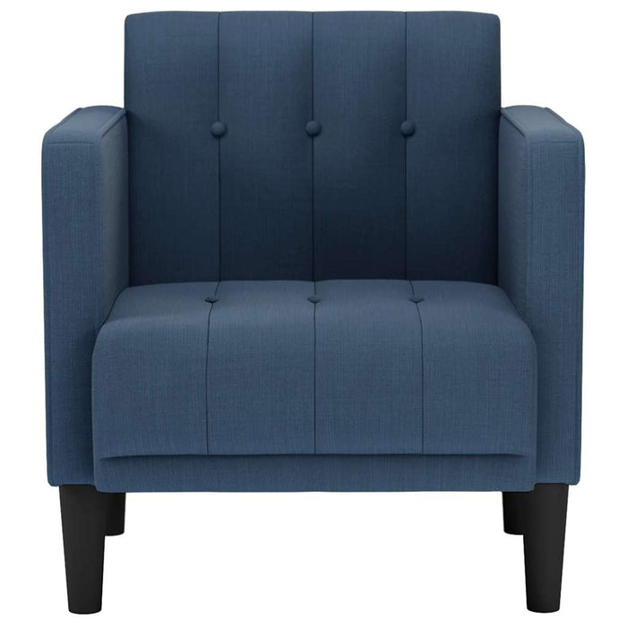 Canapea Scaun cu cotiere, albastru, 53 cm, textil - WALTI WALTI