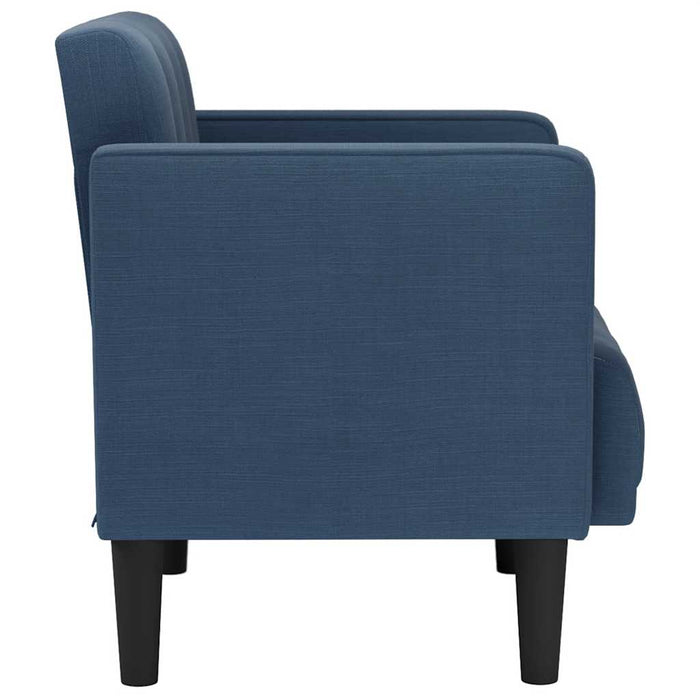 Canapea Scaun cu cotiere, albastru, 53 cm, textil - WALTI WALTI