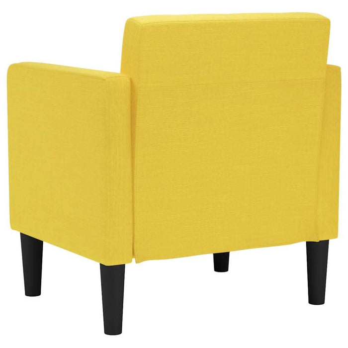 Canapea scaun cu cotiere, galben deschis, 53 cm, textil - WALTI WALTI