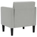 Canapea scaun cu cotiere, gri nor, 53 cm, textil - WALTI WALTI