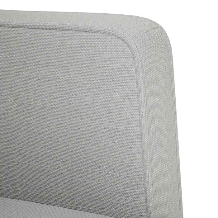 Canapea scaun cu cotiere, gri nor, 53 cm, textil - WALTI WALTI