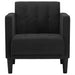 Canapea Scaun cu cotiere, negru, 53 cm, catifea - WALTI WALTI
