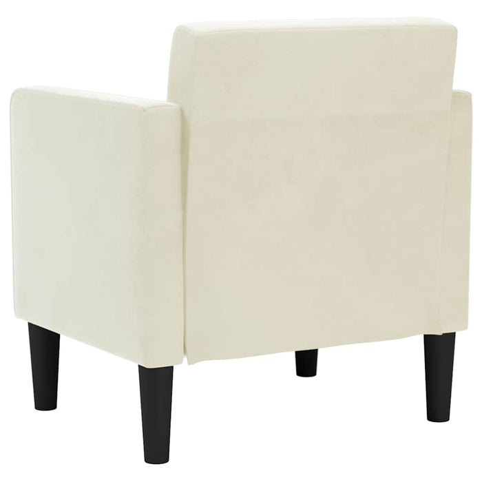 Canapea Scaun cu cotiere, crem, 53 cm, catifea - WALTI WALTI