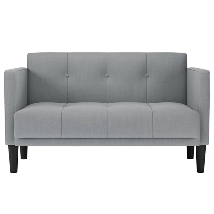 Canapea loveseat, gri deschis, 111 cm, textil - WALTI WALTI