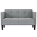 Canapea loveseat, gri deschis, 111 cm, textil - WALTI WALTI