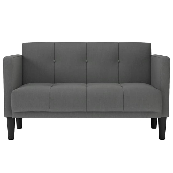 Canapea loveseat, gri închis, 111 cm, textil - WALTI WALTI