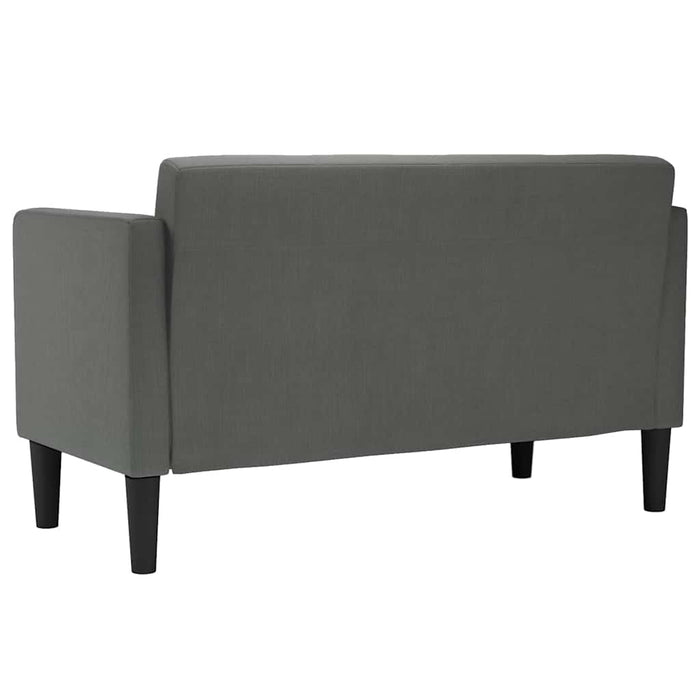 Canapea loveseat, gri închis, 111 cm, textil - WALTI WALTI