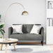 Canapea loveseat, gri închis, 111 cm, textil - WALTI WALTI