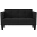 Canapea loveseat, negru, 111 cm, textil - WALTI WALTI