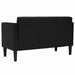 Canapea loveseat, negru, 111 cm, textil - WALTI WALTI