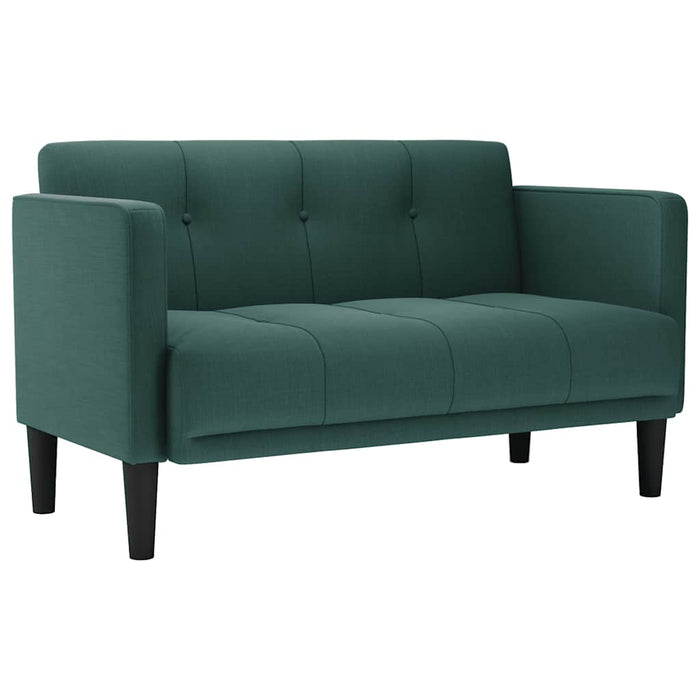 Canapea loveseat, verde închis, 111 cm, textil - WALTI WALTI