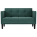 Canapea loveseat, verde închis, 111 cm, textil - WALTI WALTI