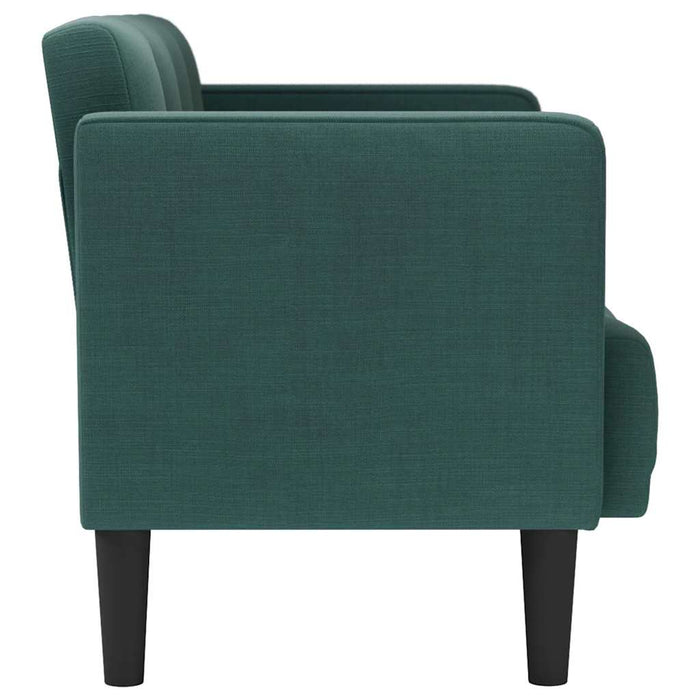 Canapea loveseat, verde închis, 111 cm, textil - WALTI WALTI