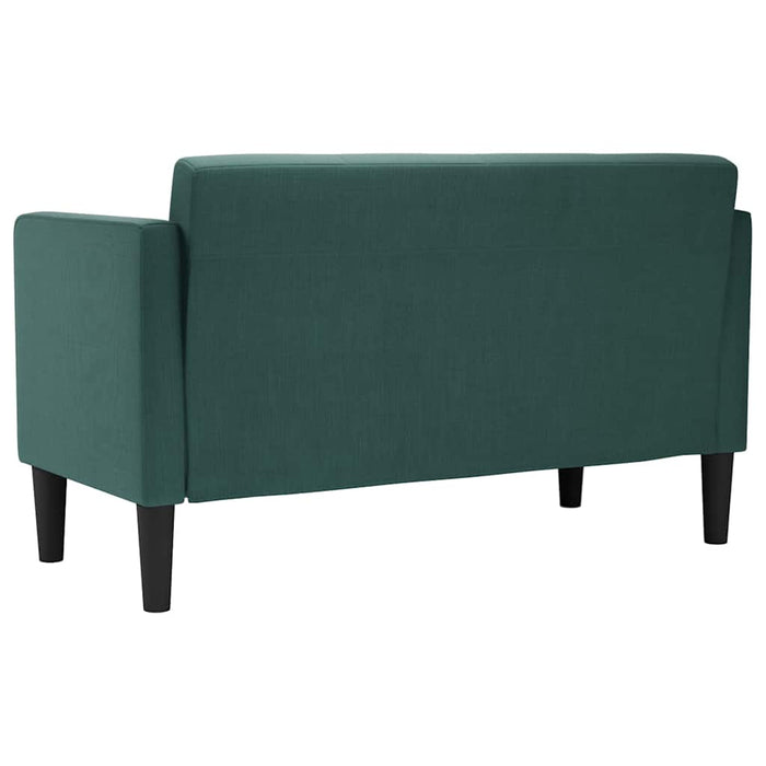 Canapea loveseat, verde închis, 111 cm, textil - WALTI WALTI