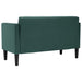 Canapea loveseat, verde închis, 111 cm, textil - WALTI WALTI