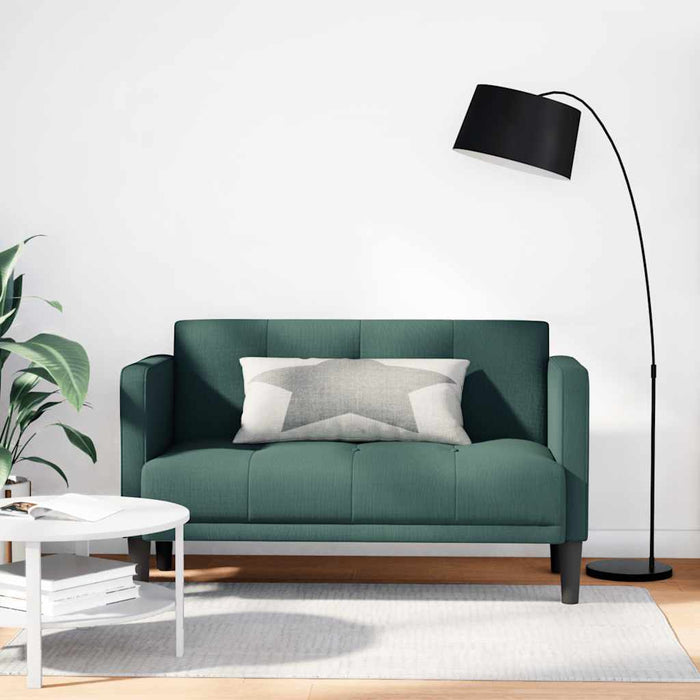 Canapea loveseat, verde închis, 111 cm, textil - WALTI WALTI