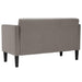 Canapea loveseat, taupe, 111 cm, textil - WALTI WALTI