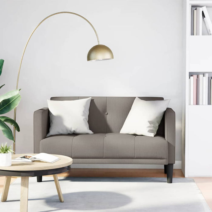 Canapea loveseat, taupe, 111 cm, textil - WALTI WALTI