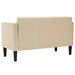 Canapea loveseat, crem, 111 cm, textil - WALTI WALTI