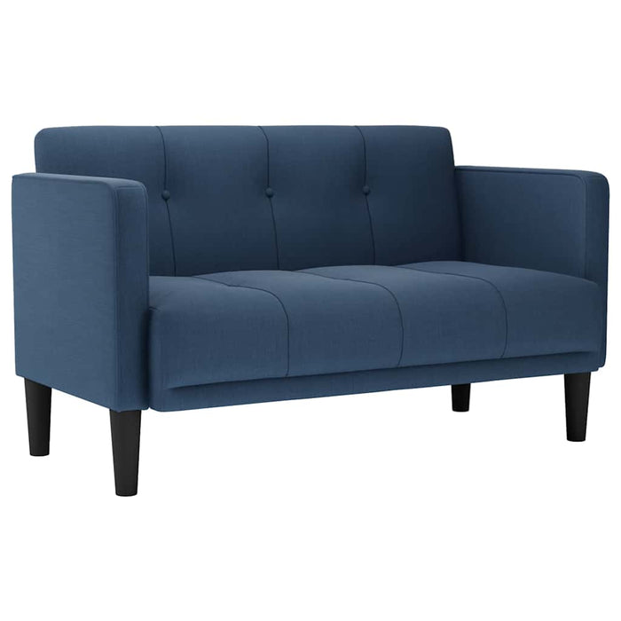 Canapea loveseat, albastru, 111 cm, textil - WALTI WALTI