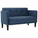 Canapea loveseat, albastru, 111 cm, textil - WALTI WALTI