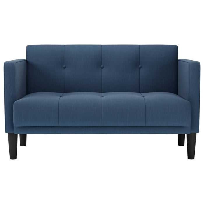 Canapea loveseat, albastru, 111 cm, textil - WALTI WALTI