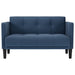 Canapea loveseat, albastru, 111 cm, textil - WALTI WALTI