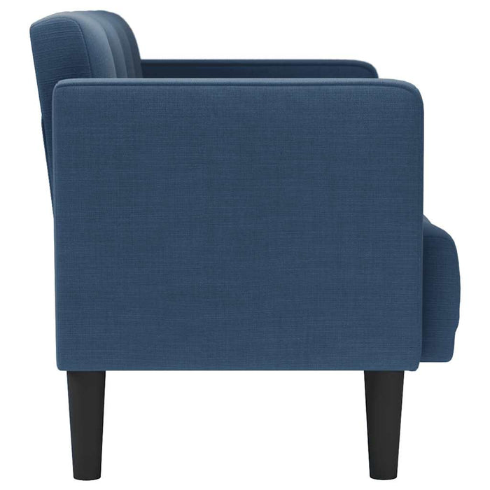 Canapea loveseat, albastru, 111 cm, textil - WALTI WALTI