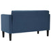 Canapea loveseat, albastru, 111 cm, textil - WALTI WALTI