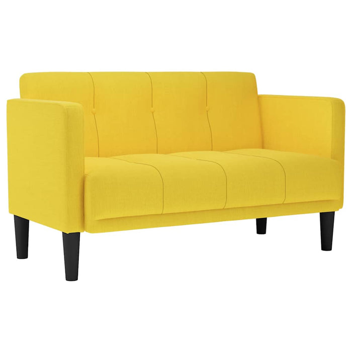 Canapea loveseat, galben, 111 cm, textil - WALTI WALTI
