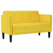Canapea loveseat, galben, 111 cm, textil - WALTI WALTI