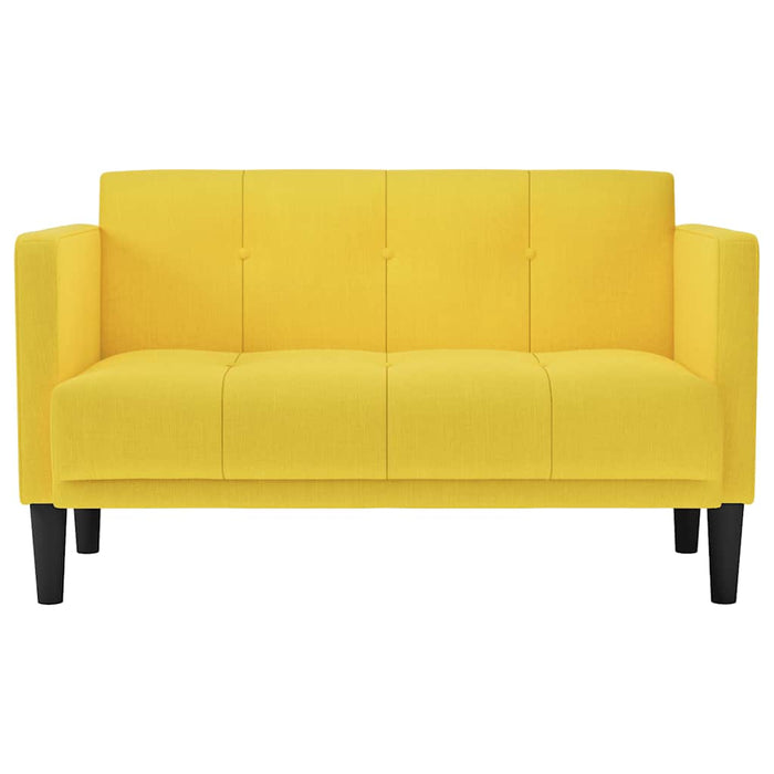 Canapea loveseat, galben, 111 cm, textil - WALTI WALTI