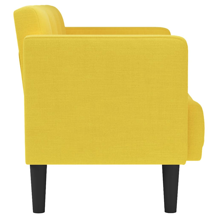 Canapea loveseat, galben, 111 cm, textil - WALTI WALTI