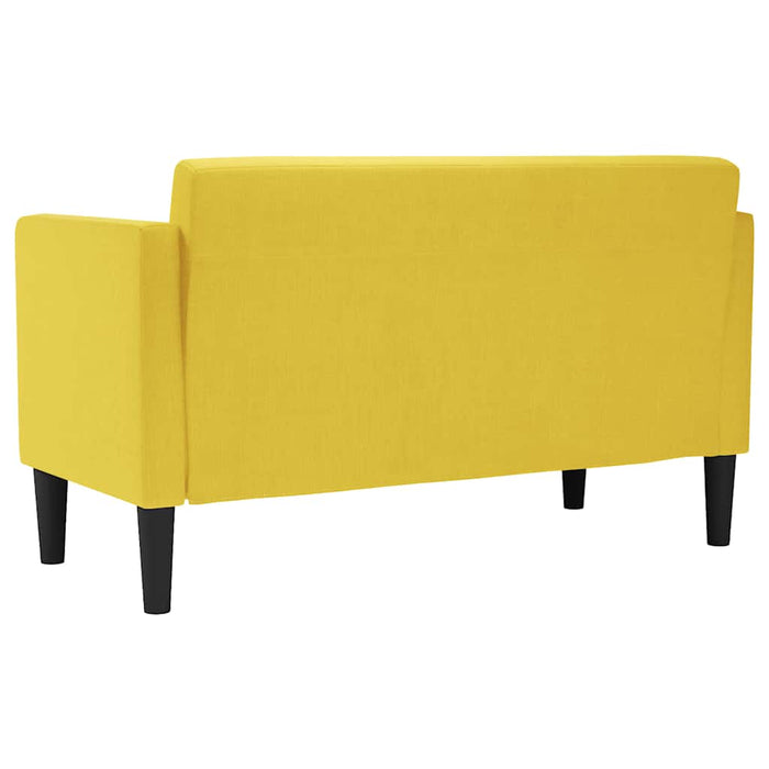 Canapea loveseat, galben, 111 cm, textil - WALTI WALTI