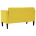 Canapea loveseat, galben, 111 cm, textil - WALTI WALTI