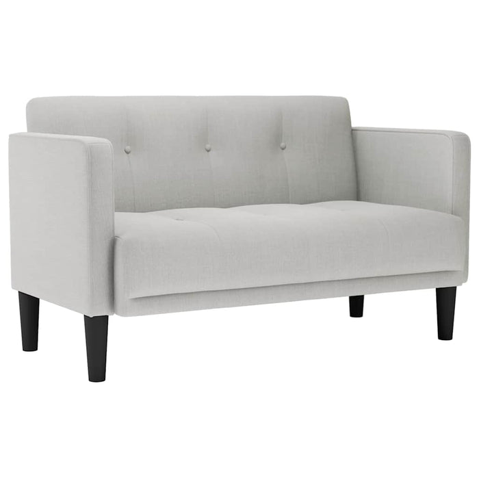 Canapea loveseat, gri nor, 111 cm, textil - WALTI WALTI