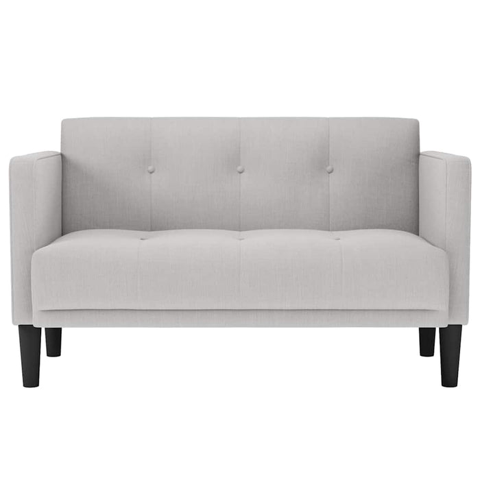 Canapea loveseat, gri nor, 111 cm, textil - WALTI WALTI