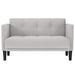 Canapea loveseat, gri nor, 111 cm, textil - WALTI WALTI